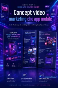 Concept video marketing cho app mobile