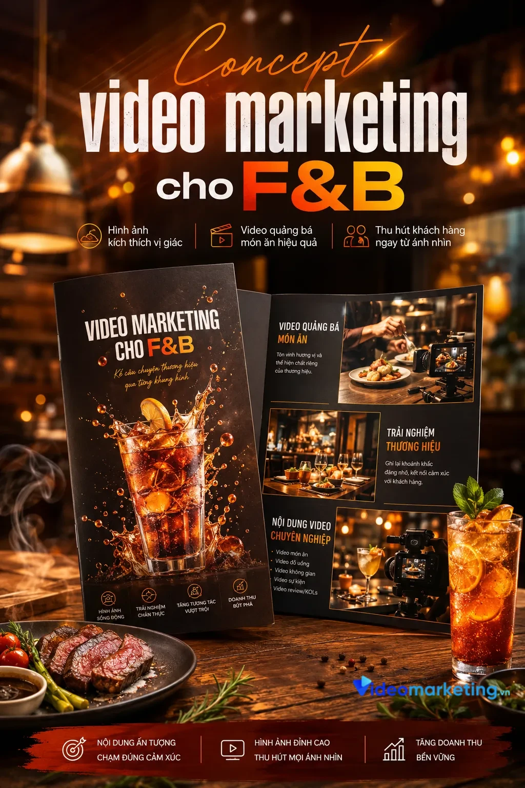 Concept video marketing cho f b