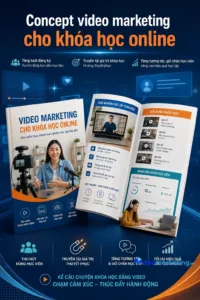 Concept video marketing cho khoa học online
