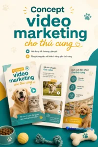 Concept video marketing cho thú cưng