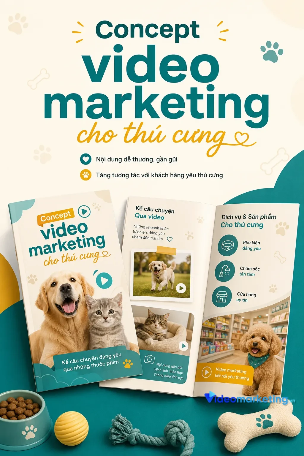 Concept video marketing cho thu cung