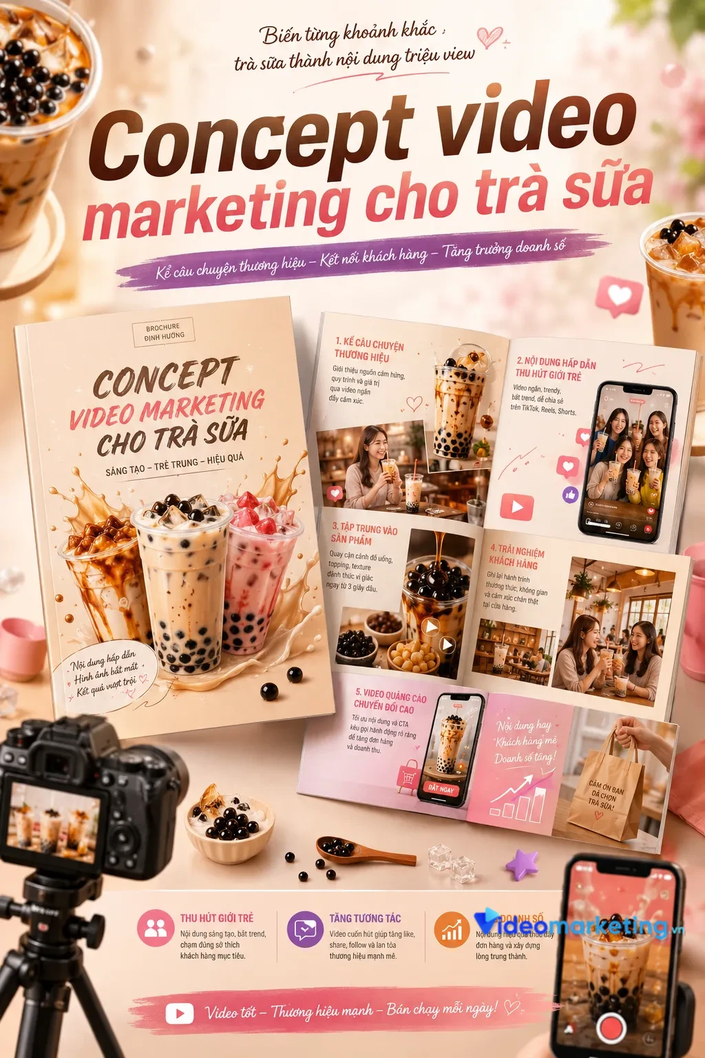 Concept video marketing cho tra sua