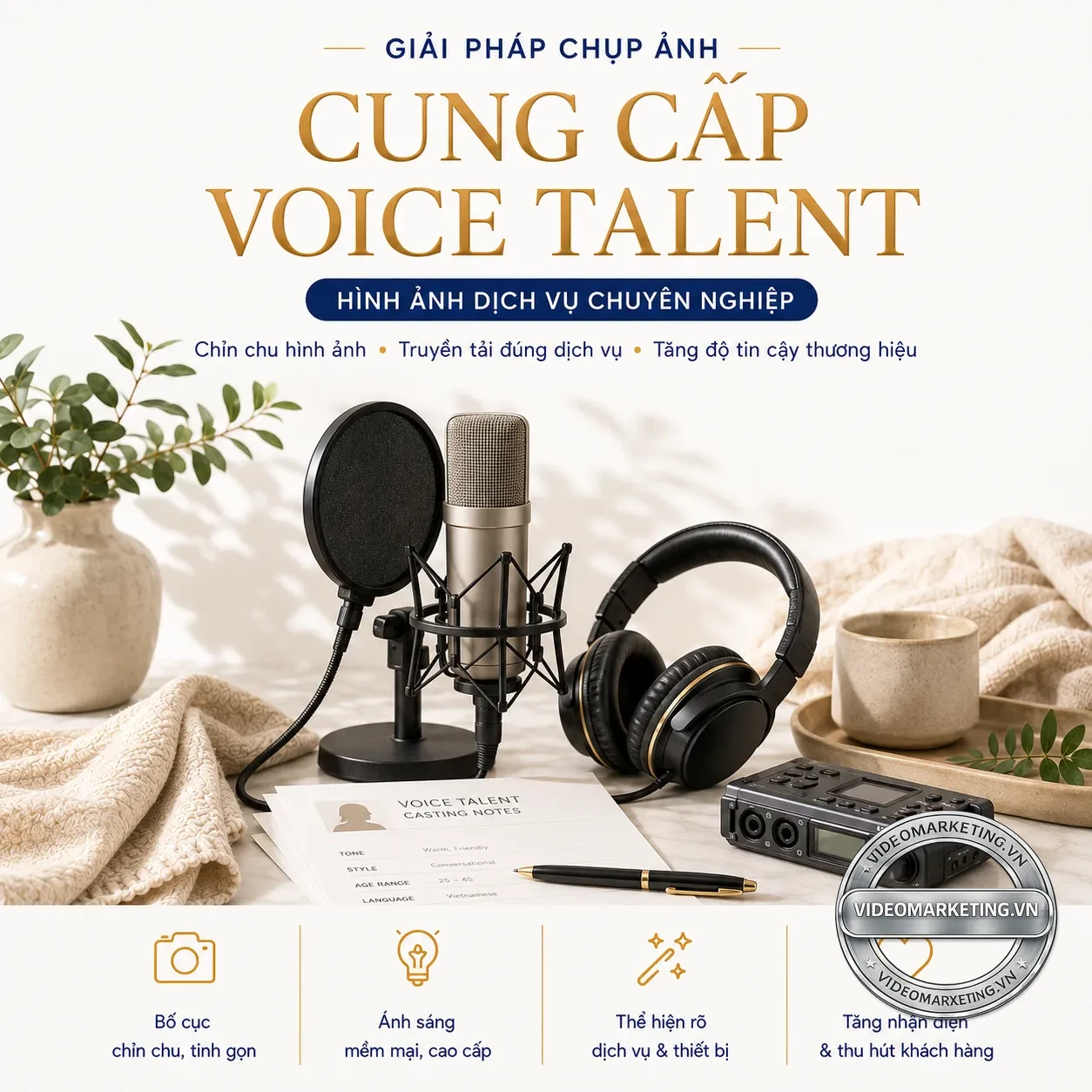 Cung cấp voice talent