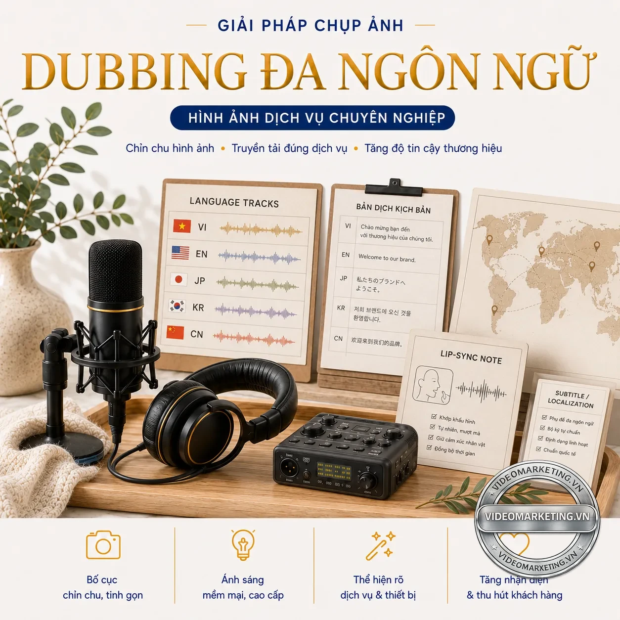 Dubbing da ngon ngu videomarketing