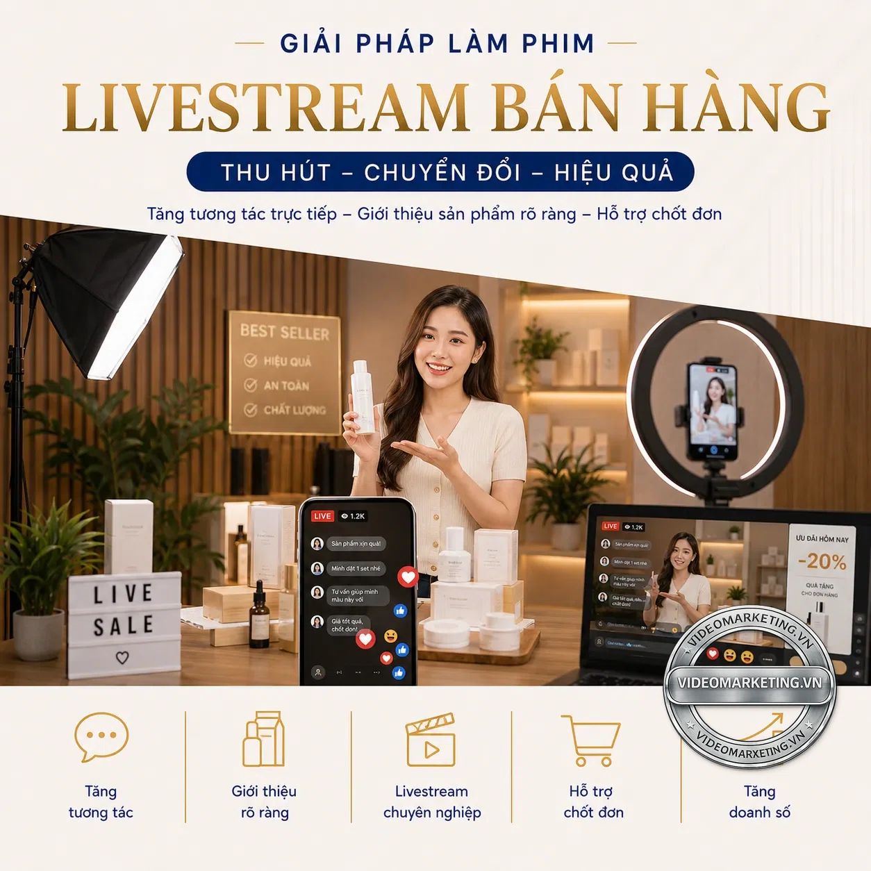 Livestream ban hàng