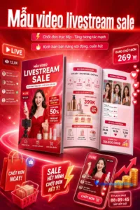 Mẫu video livestream sale
