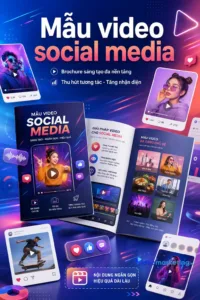 Mẫu video social media