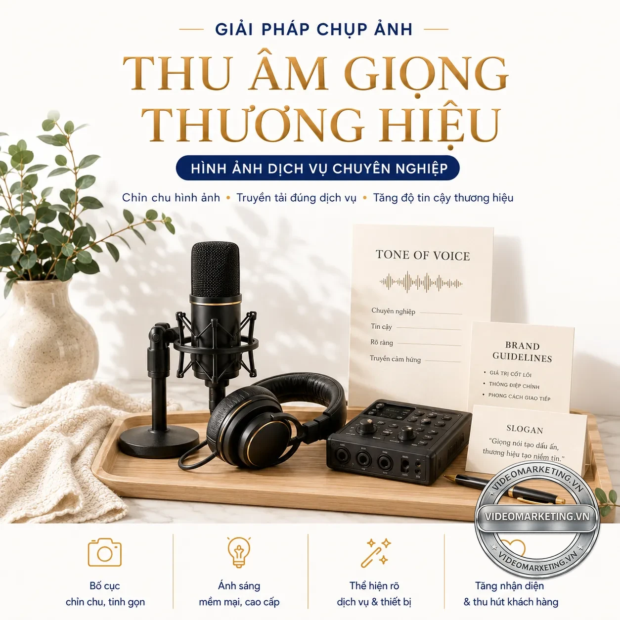 Thu âm giọng thương hiệu