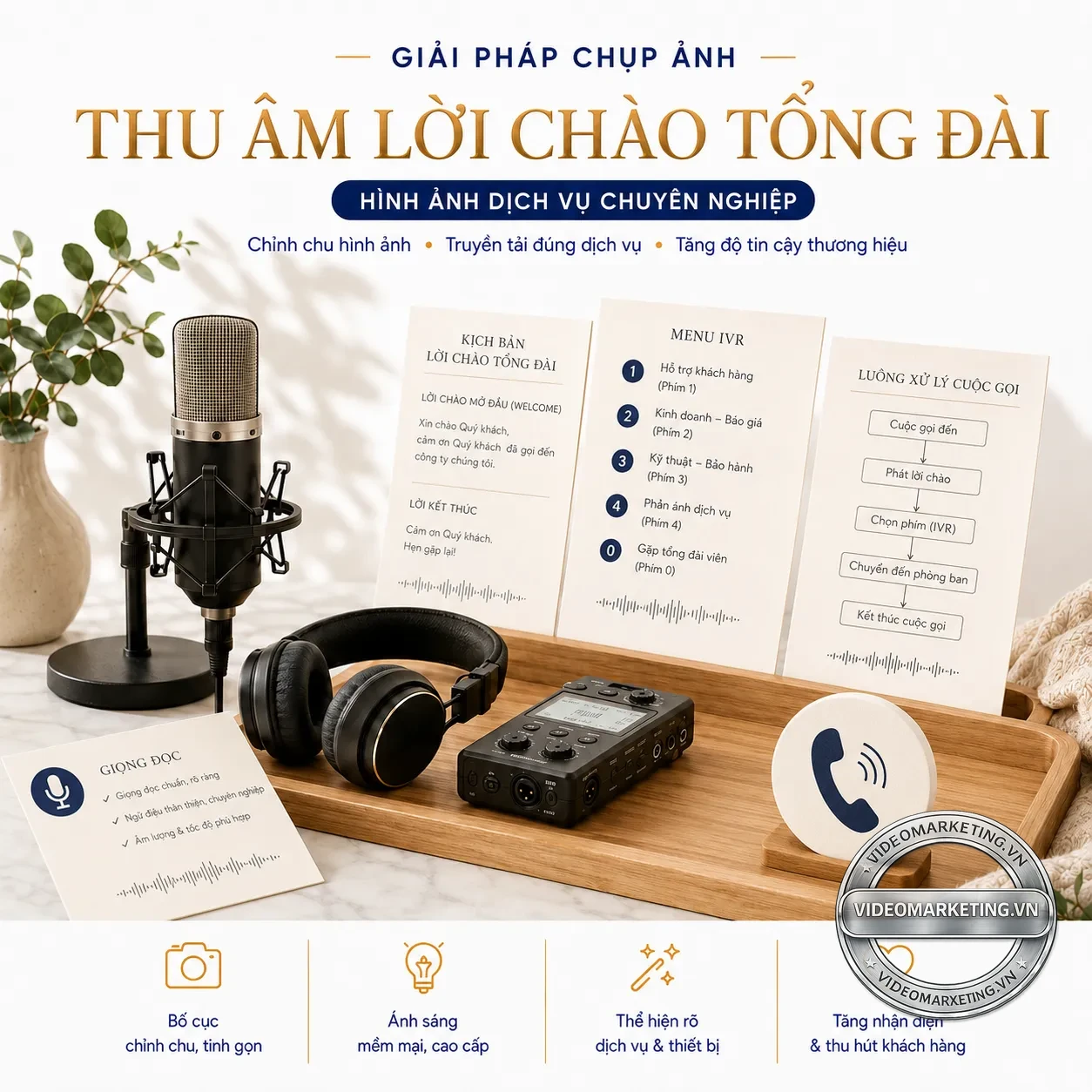 Thu âm lời chào tổng đài