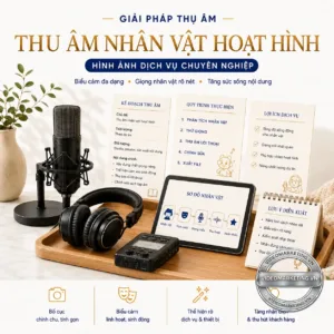 Thu âm nhân vật hoạt hình