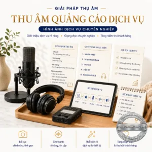 Thu âm quảng cáo dịch vụ