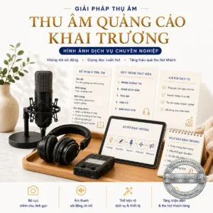 Thu âm quảng cáo khai trương