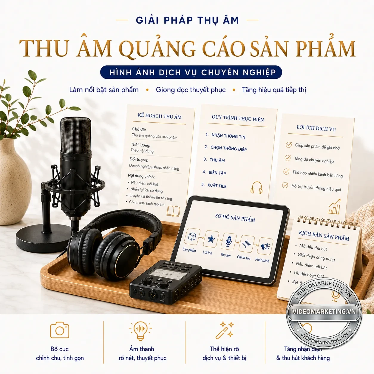Thu am quang cao san pham videomarketing