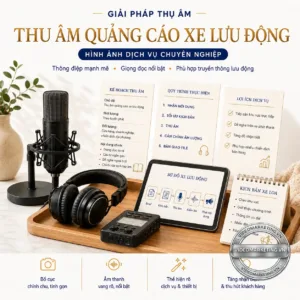 Thu âm quảng cáo xe lưu động