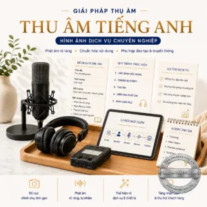 Thu âm tiếng Anh