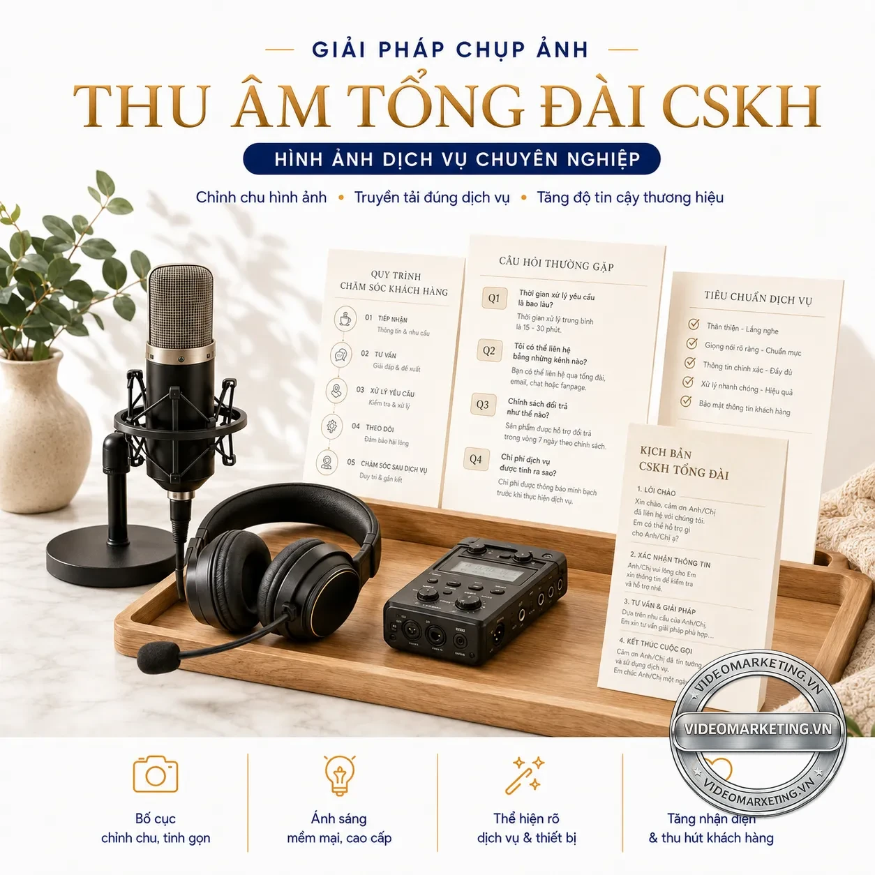Thu am tong dai cskh videomarketing