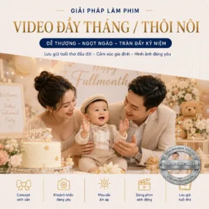 Video đầy tháng thời nội