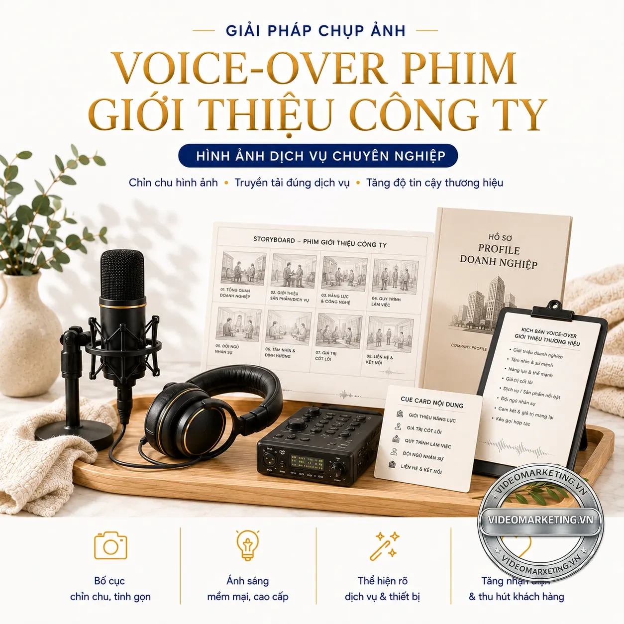 Voice over phim giới thiệu công ty