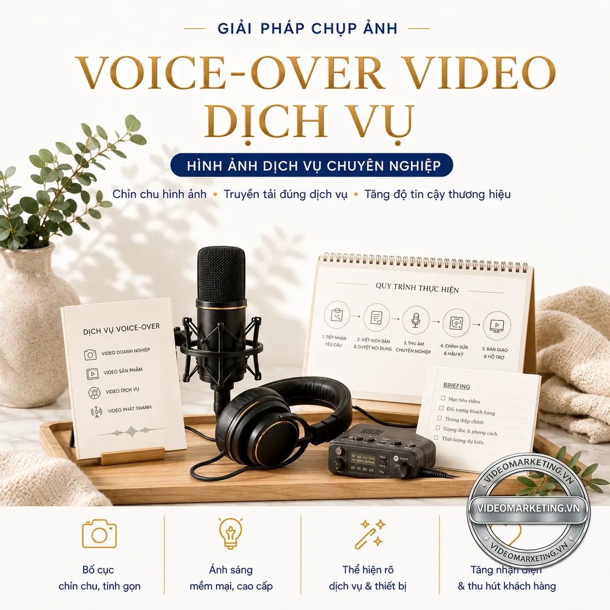 Voice over video dich vu videomarketing