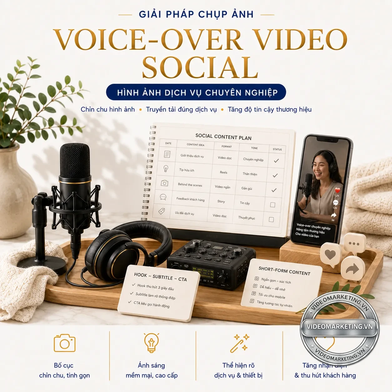 Voice over video social